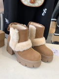 Winter Platform Wedge Snow Boots