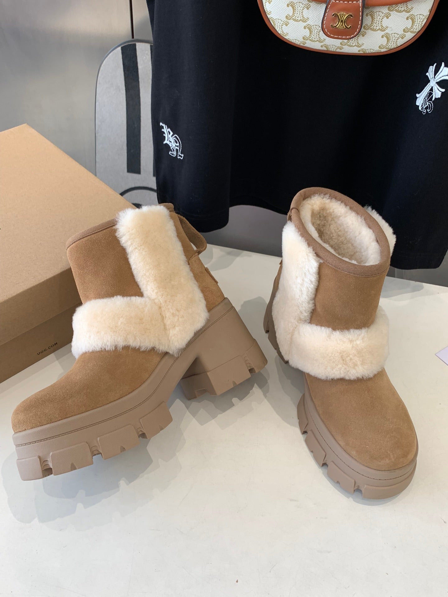 Winter Platform Wedge Snow Boots