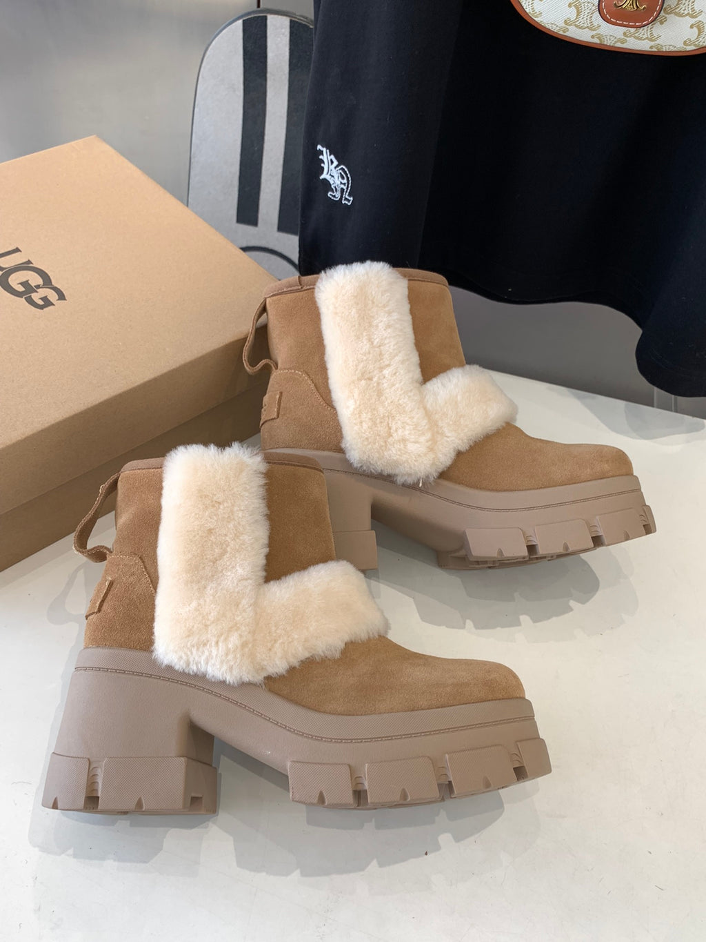 Winter Platform Wedge Snow Boots
