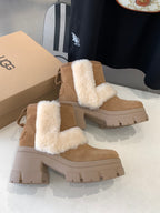 Winter Platform Wedge Snow Boots