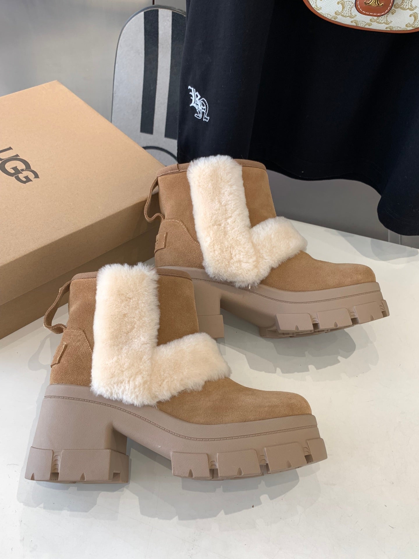 Winter Platform Wedge Snow Boots