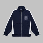 Contrast-Stitch Embroidered Tracksuit Set