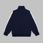 Contrast-Stitch Embroidered Tracksuit Set