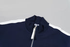 Contrast-Stitch Embroidered Tracksuit Set