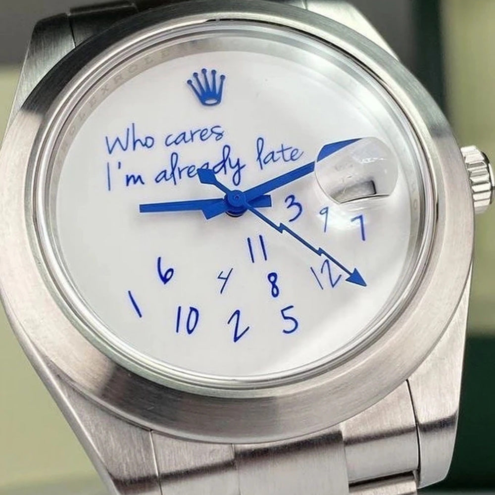 conic Day-Date Style Automatic Watch