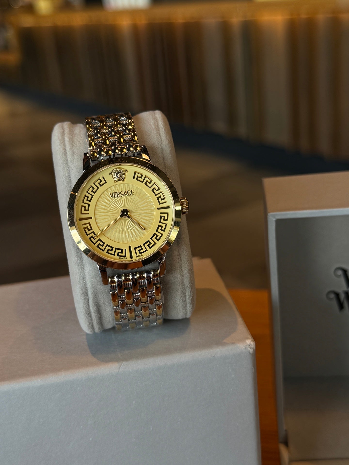 Greca Fortuna Gold-Tone Watch