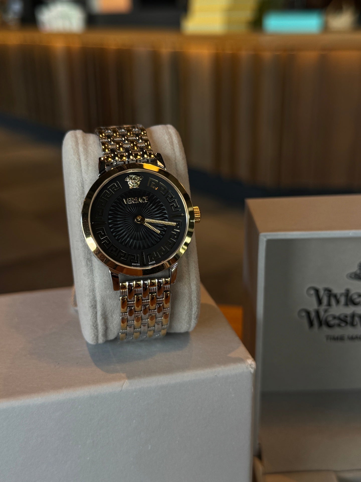 Greca Fortuna Gold-Tone Watch