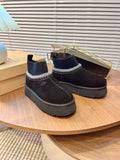 U*G 2025 Ethnic Style Wool Sock Snow Boots