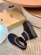 U*G 2025 Ethnic Style Wool Sock Snow Boots