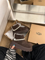 U*G 2025 Retro Tweed-Inspired Martin Boots
