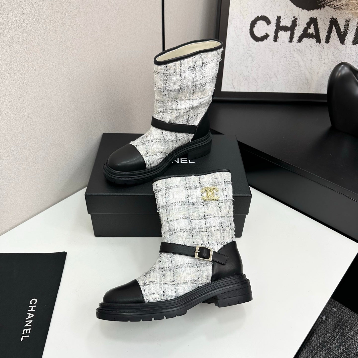 Classic Slip-On Mid-Calf Boots