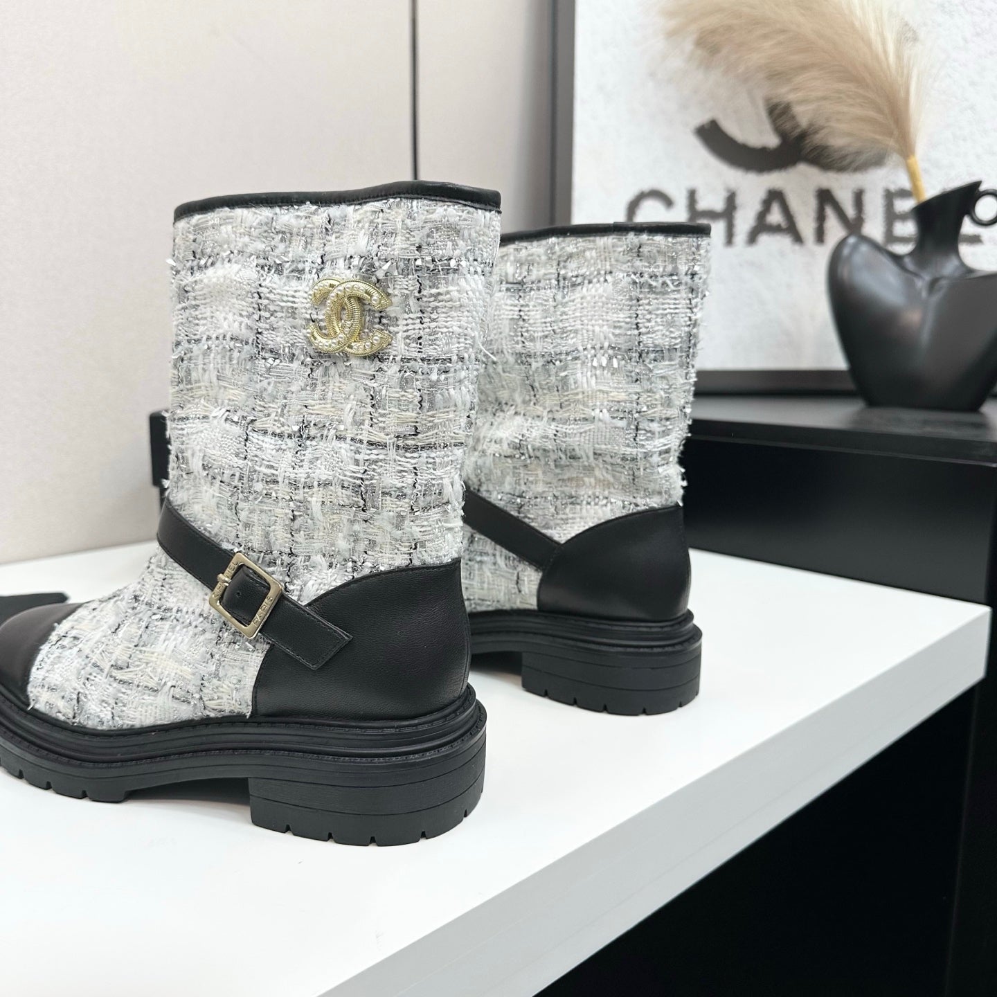 Classic Slip-On Mid-Calf Boots