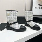 Classic Slip-On Mid-Calf Boots