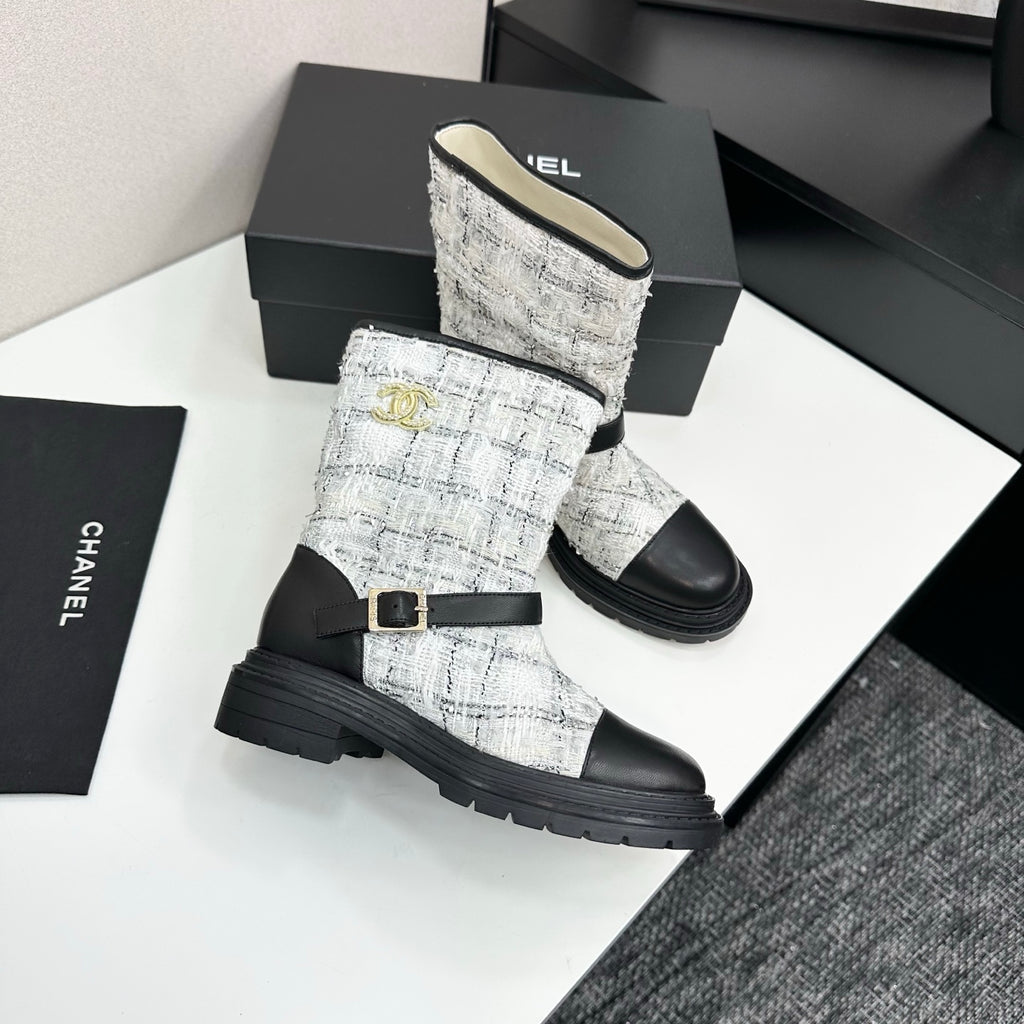 Classic Slip-On Mid-Calf Boots
