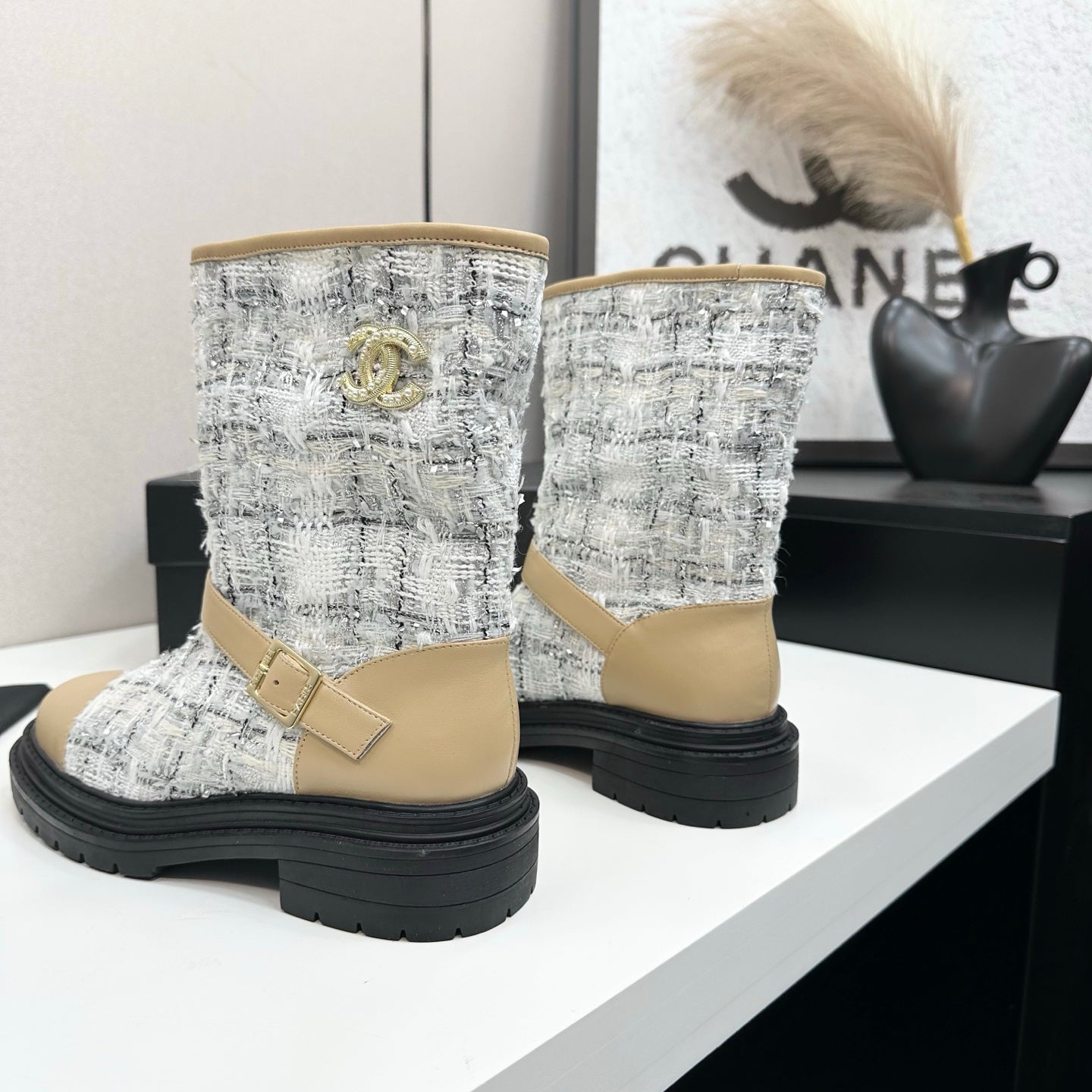 Classic Slip-On Mid-Calf Boots