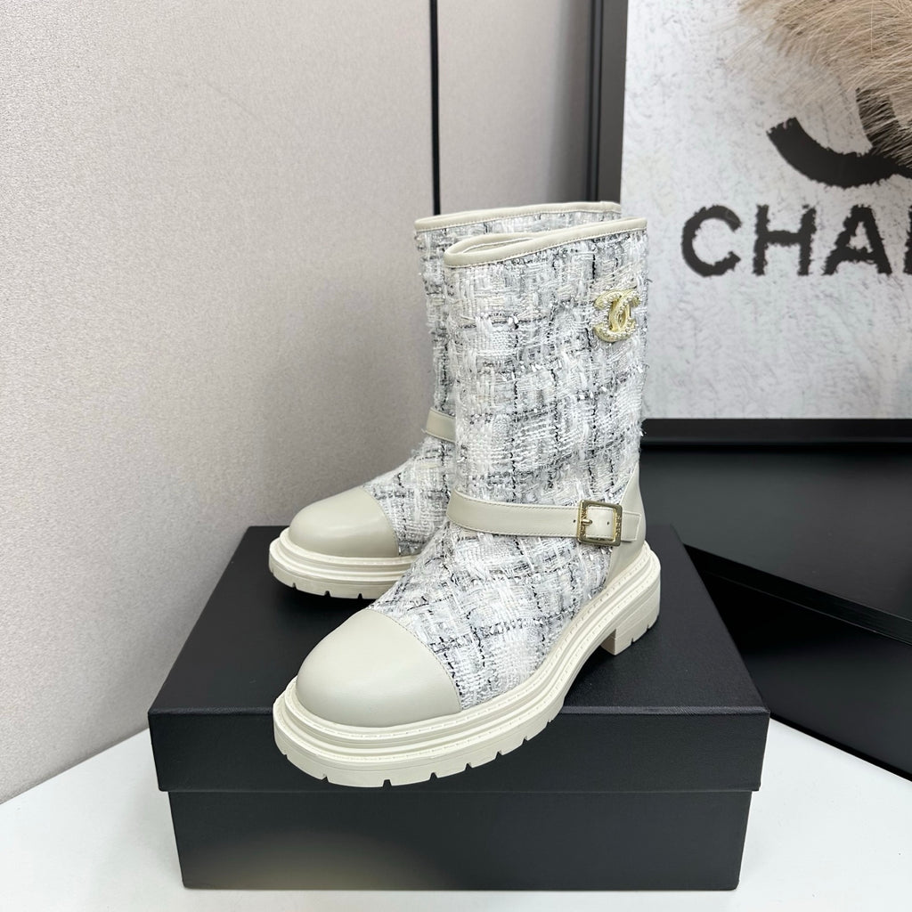 Classic Slip-On Mid-Calf Boots