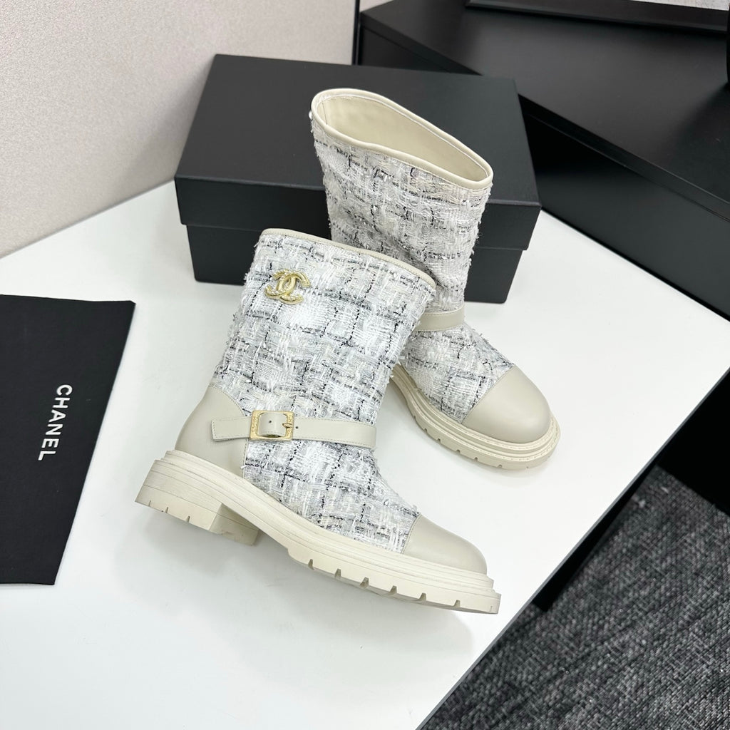 Classic Slip-On Mid-Calf Boots