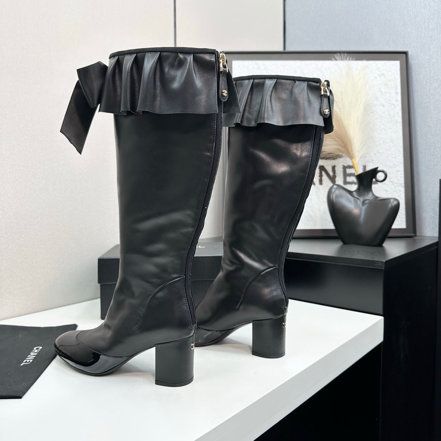 Premium Leather Short Ankle Boots