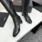 Premium Leather Short Ankle Boots