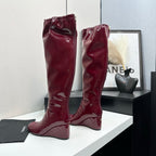 Premium Leather Short Ankle Boots