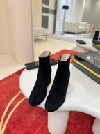 Jane Square-Heel Ankle Boots
