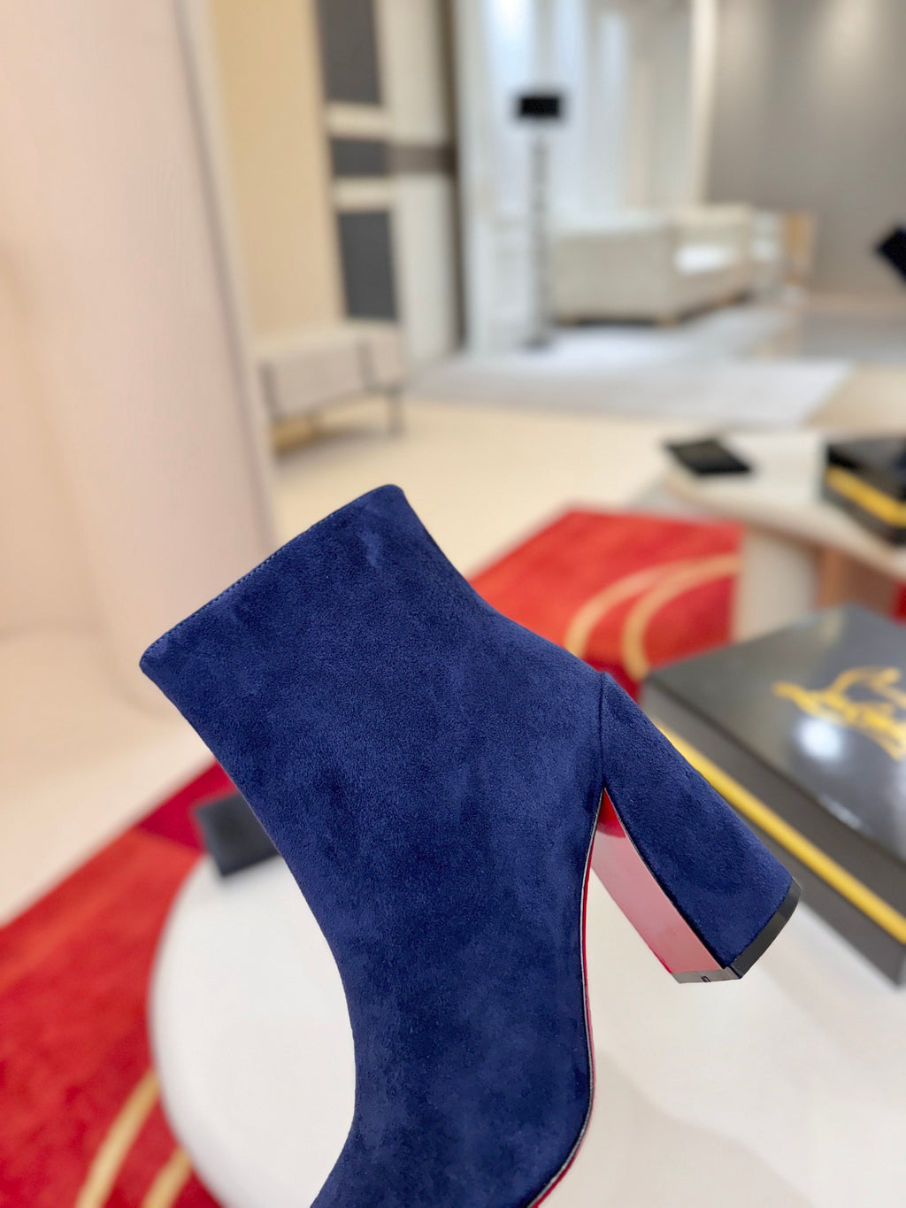 Jane Square-Heel Ankle Boots