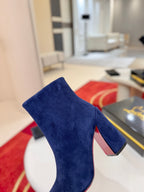 Jane Square-Heel Ankle Boots