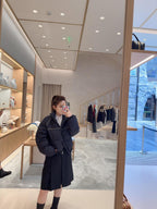 Cropped Down Jacket – Technical Piping Edition