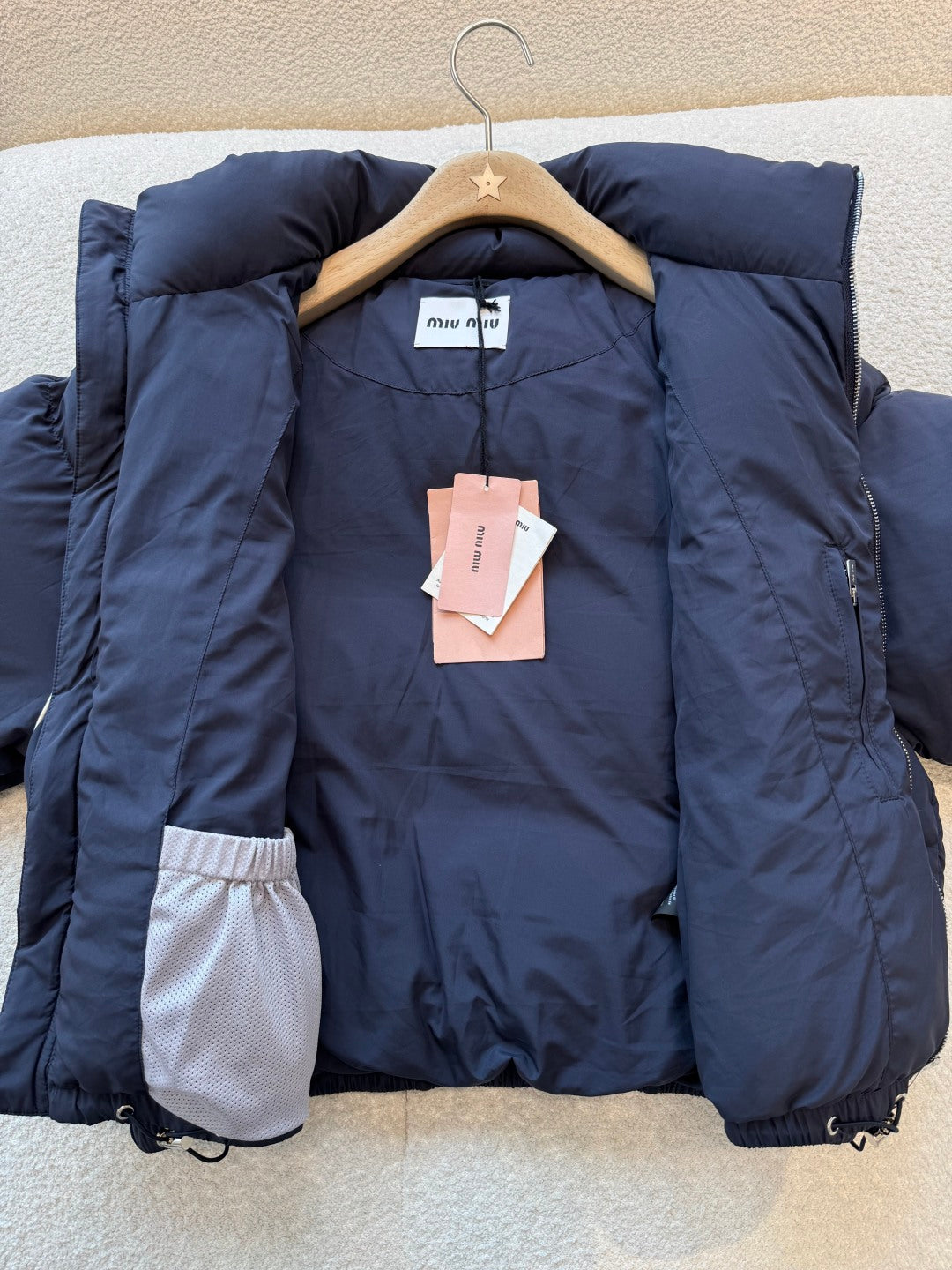Cropped Down Jacket – Technical Piping Edition