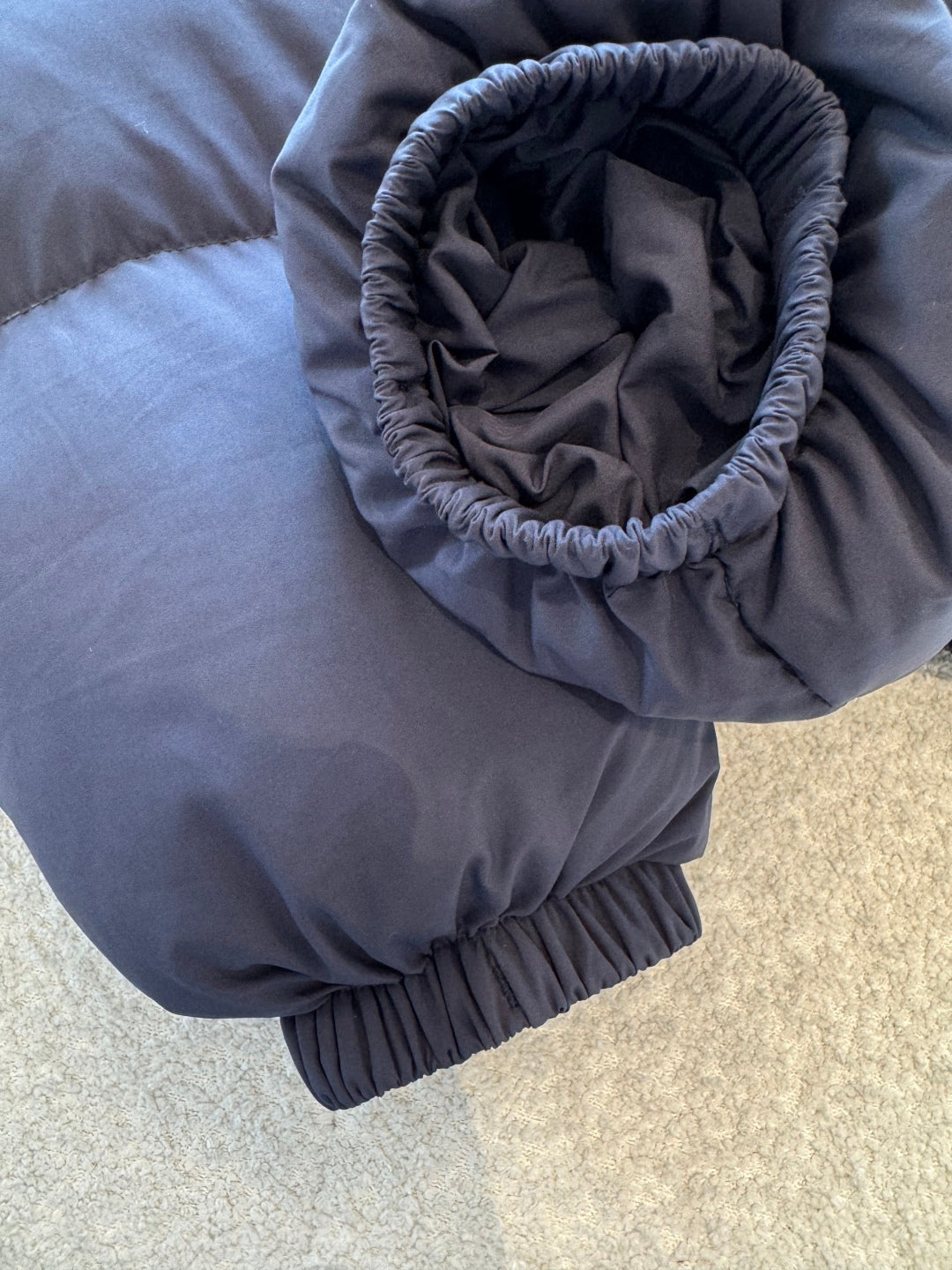 Cropped Down Jacket – Technical Piping Edition