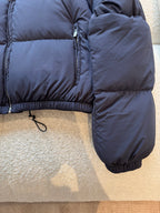 Cropped Down Jacket – Technical Piping Edition