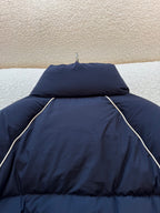 Cropped Down Jacket – Technical Piping Edition