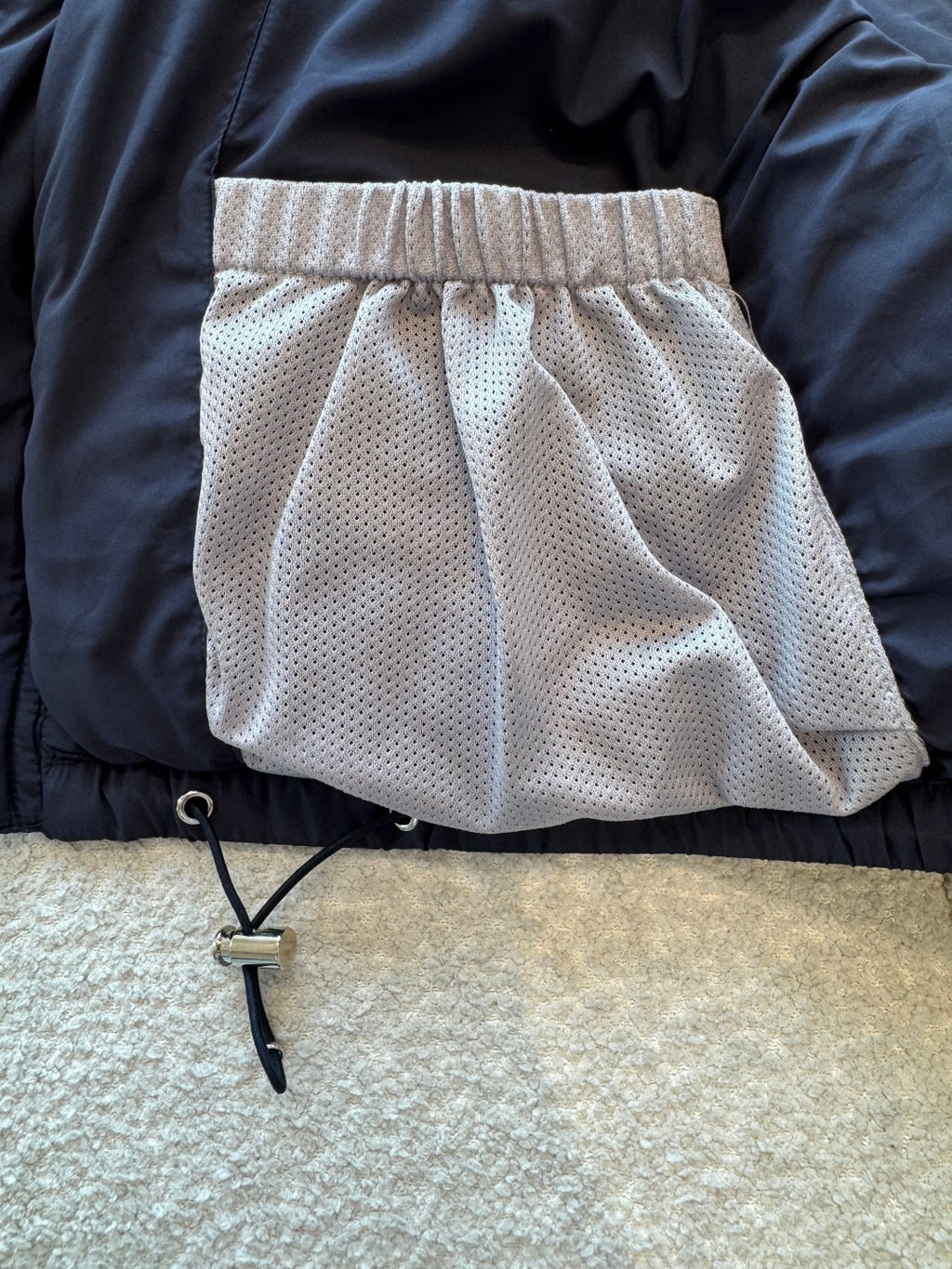Cropped Down Jacket – Technical Piping Edition