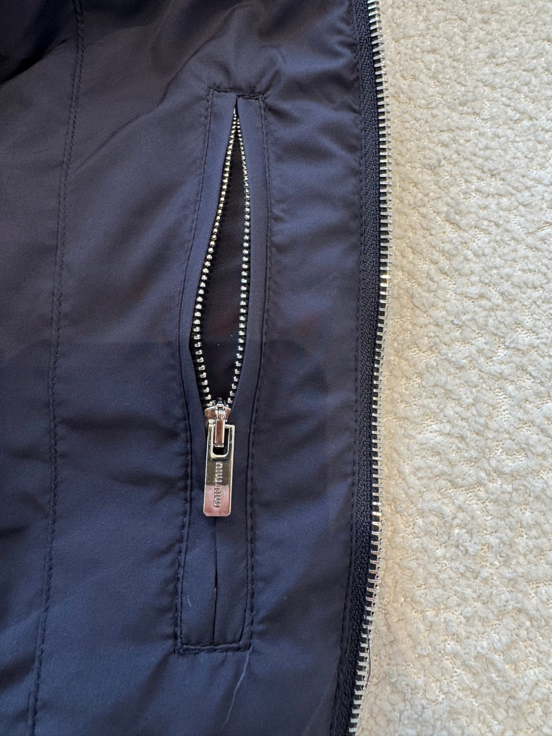 Cropped Down Jacket – Technical Piping Edition