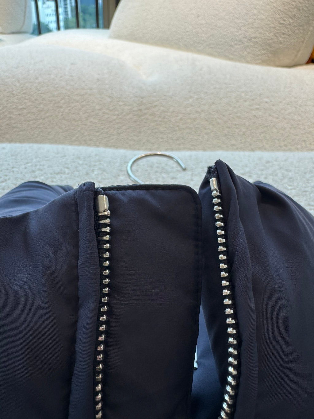 Cropped Down Jacket – Technical Piping Edition