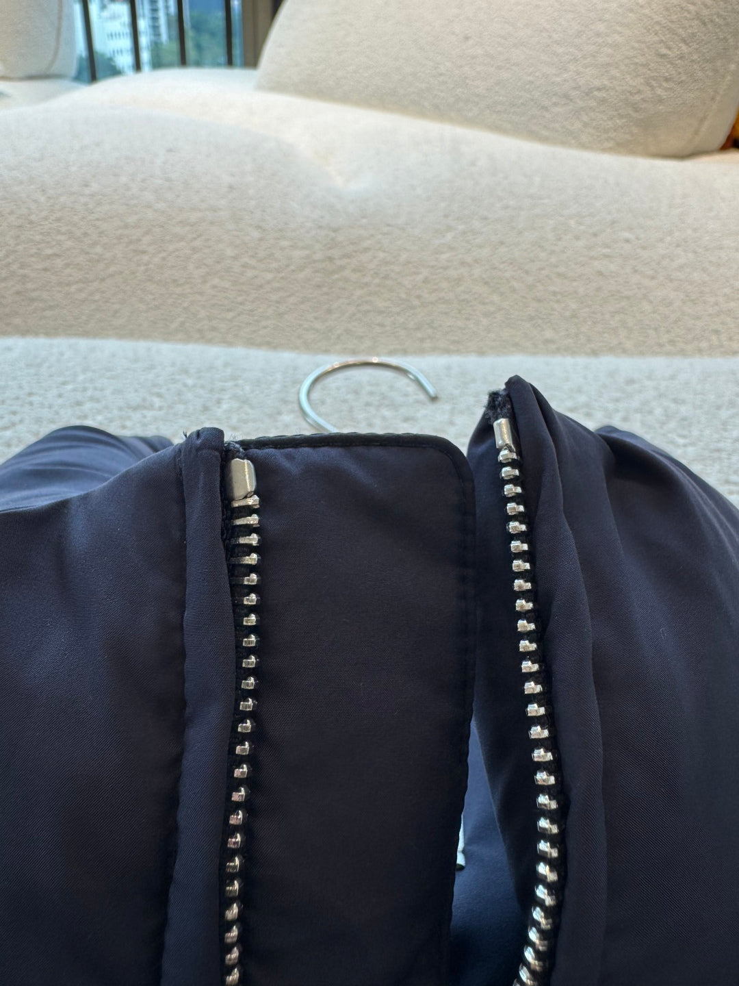Cropped Down Jacket – Technical Piping Edition