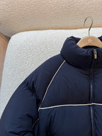 Cropped Down Jacket – Technical Piping Edition