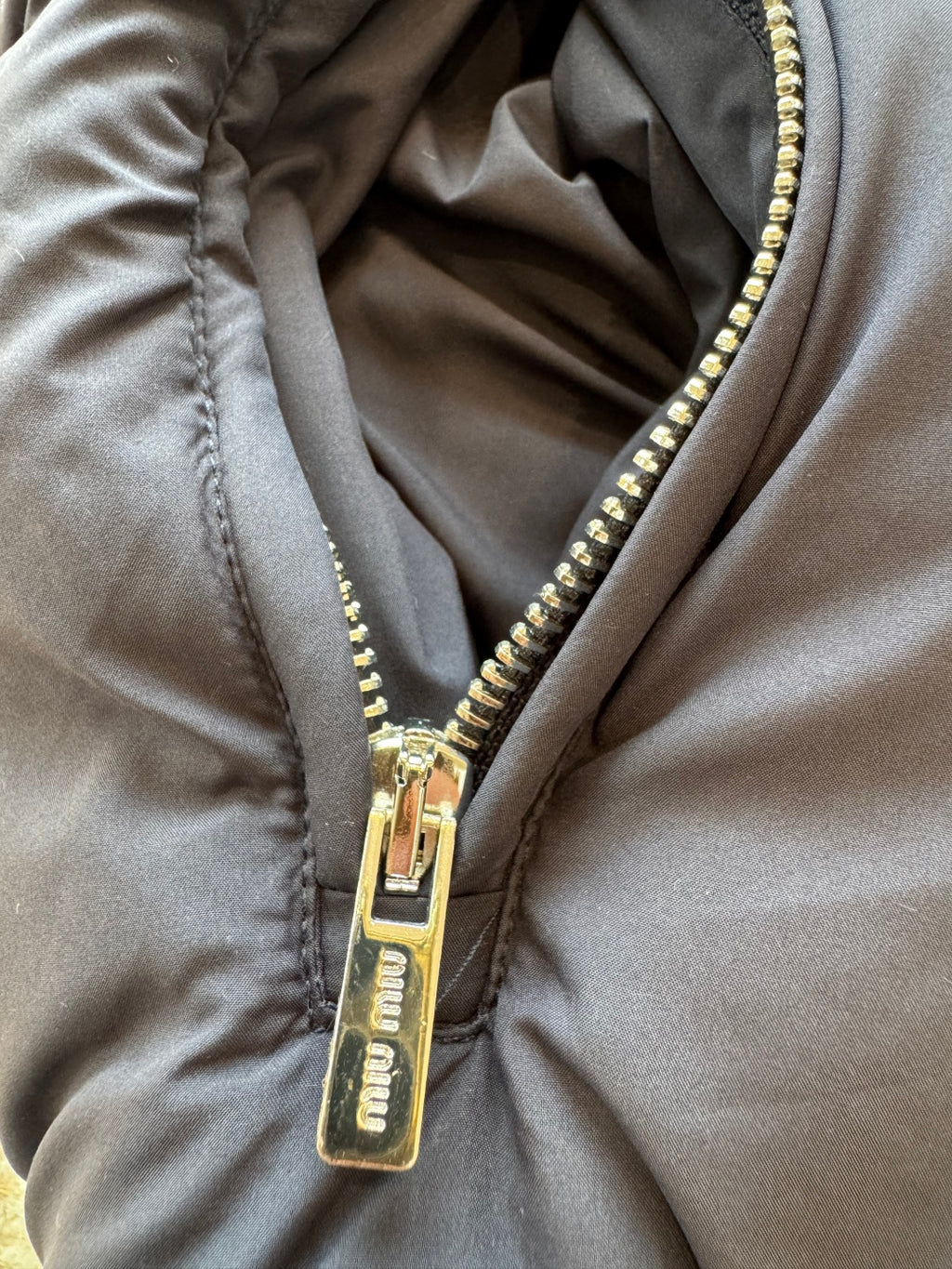 Cropped Down Jacket – Technical Piping Edition