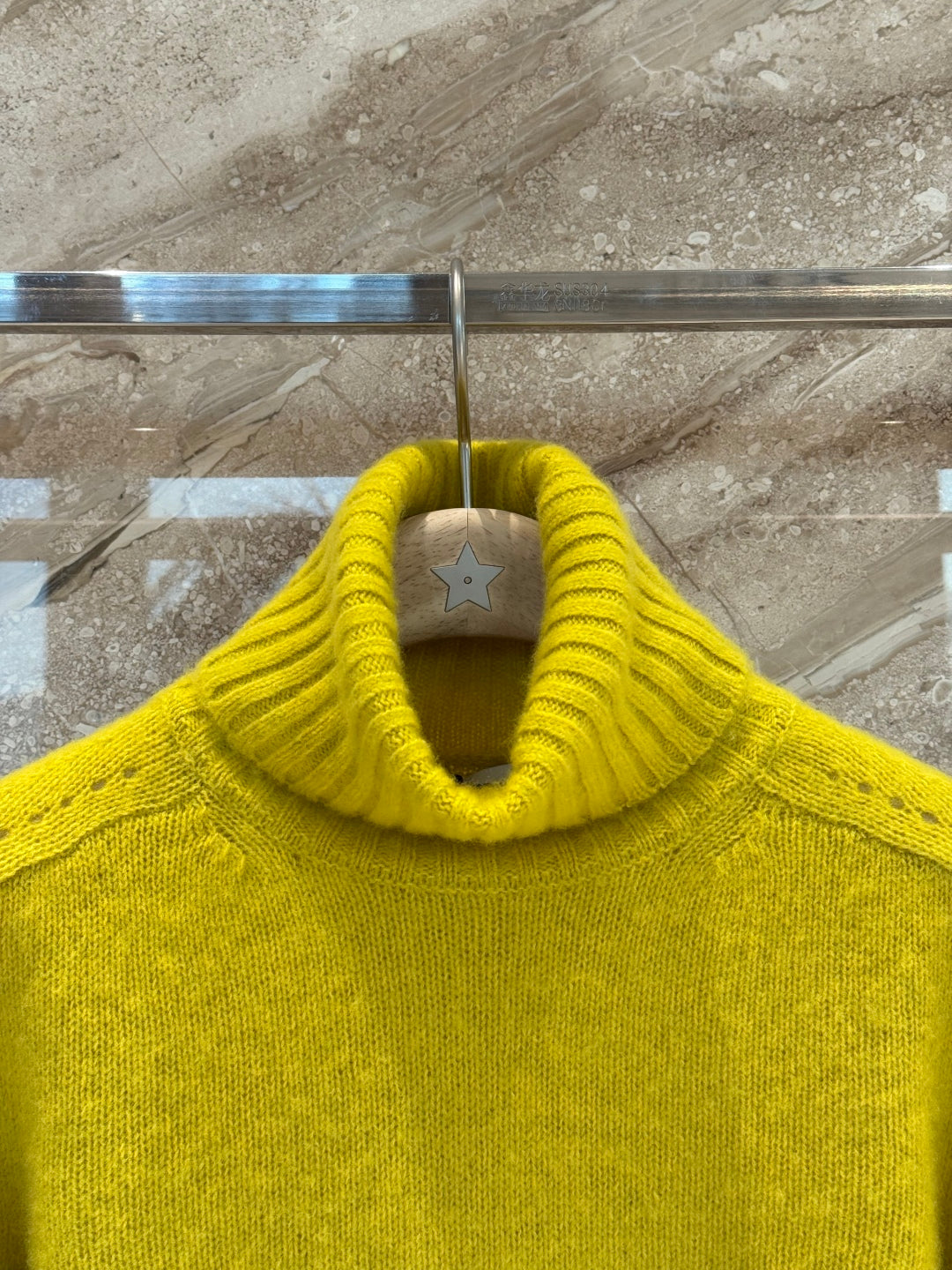 Wool Turtleneck Sweater – Soft Butter Yellow
