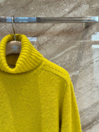 Wool Turtleneck Sweater – Soft Butter Yellow