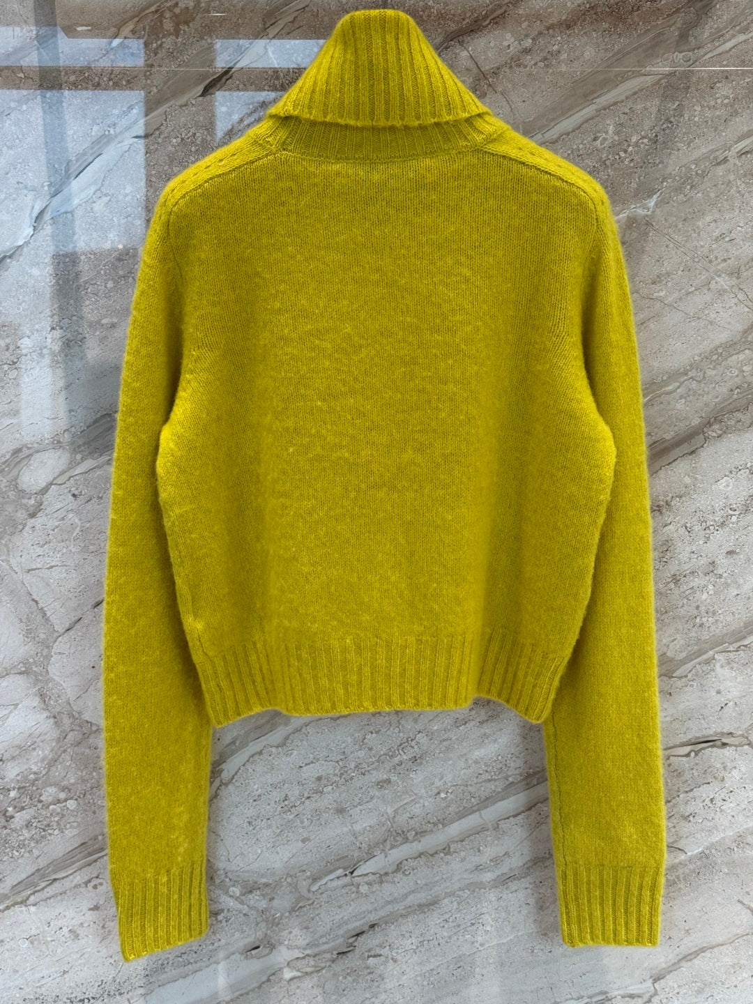 Wool Turtleneck Sweater – Soft Butter Yellow
