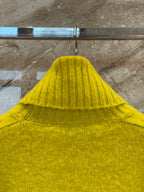 Wool Turtleneck Sweater – Soft Butter Yellow