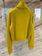 Wool Turtleneck Sweater – Soft Butter Yellow