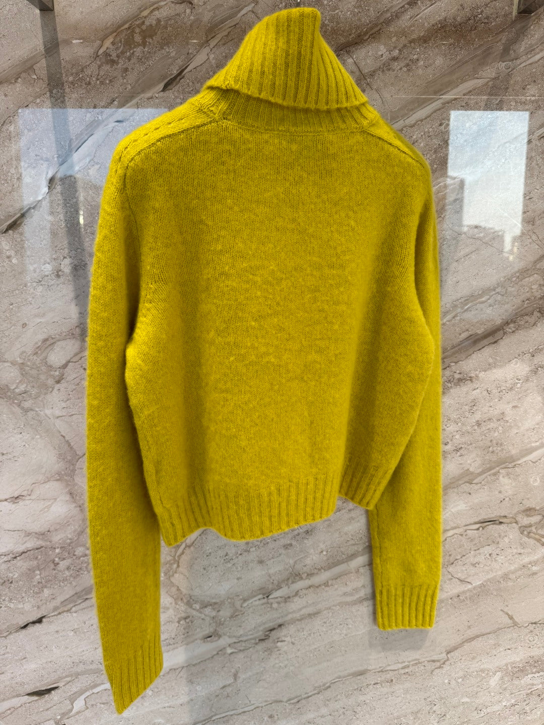 Wool Turtleneck Sweater – Soft Butter Yellow