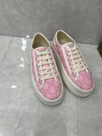 Tennis 1977 – Pink G Embroidered Platform Sneaker