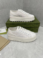 Tennis 1977 – Pink G Embroidered Platform Sneaker