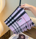 Double-Sided Cashmere Blend Scarf — Unisex — 180 × 30 cm