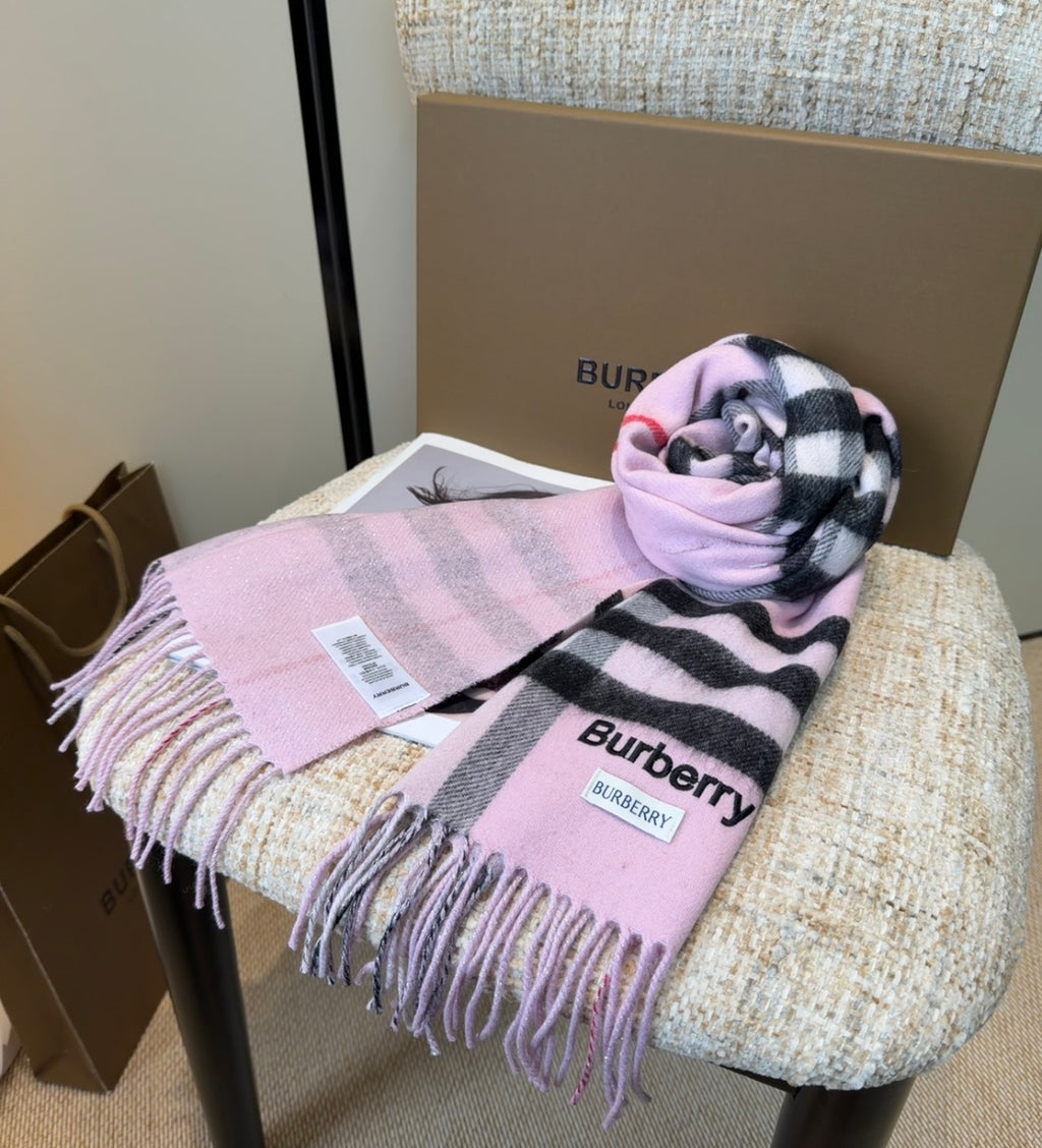Double-Sided Cashmere Blend Scarf — Unisex — 180 × 30 cm