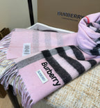 Double-Sided Cashmere Blend Scarf — Unisex — 180 × 30 cm