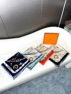 New Luxury Double-Sided Cashmere & Silk Square Scarf — 135 × 135 cm